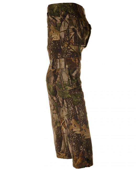 Loshan Sidney pantaloni pentru bărbați model Real tree, maro