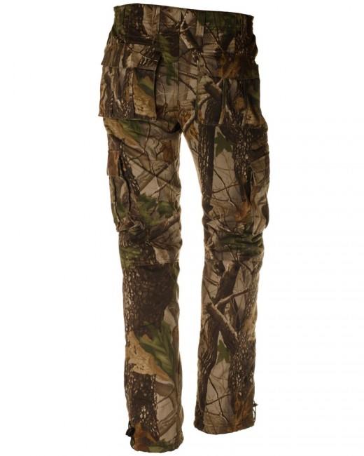 Loshan Sidney pantaloni pentru bărbați model Real tree, maro