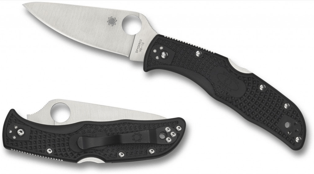 Spyderco Endela Lightweight briceag 7cm, negru FRN