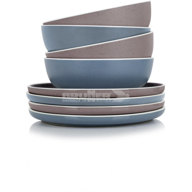 Brunner Midday Dolomit set de tacâmuri de camping, violet