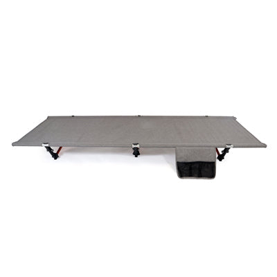 BasicNature pat de camping ridicat, 190 cm, gri