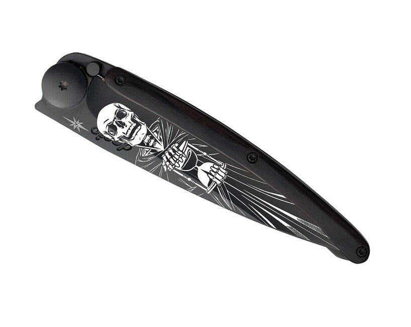 Deejo Tattoo briceag Black ebony wood Immortal