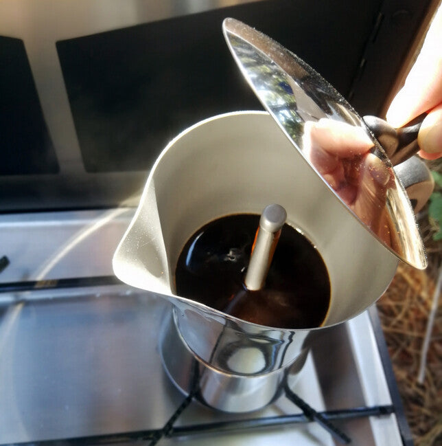 BasicNature Stainless Steel ibric de espresso pentru 6 căni