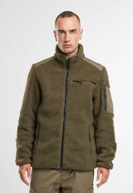 Brandit Ramble geacă fleece pentru bărbați Teddyfleece, oliv