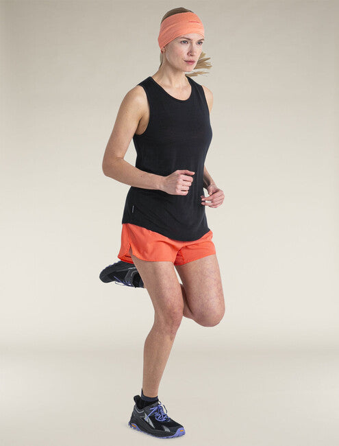 Icebreaker Cool Lite Sphere III Merino maiou pentru femei 125, negru