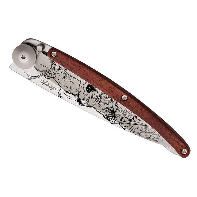 Deejo Tattoo Hunting briceag coralwood