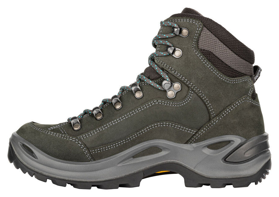 Lowa Renegade GTX Mid Ls bocanci de trekking pentru femei, Asphalt/turquoise