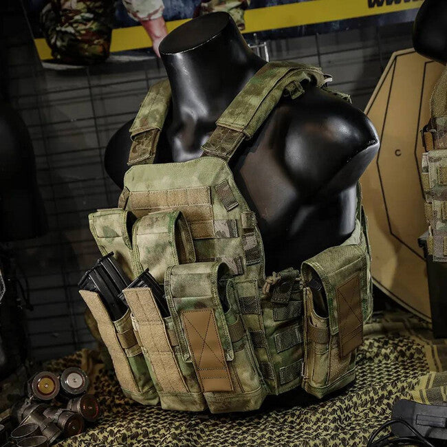 Emersongear Battlefield husă triplă pentru încărcătoare 7.62, multicam 500D