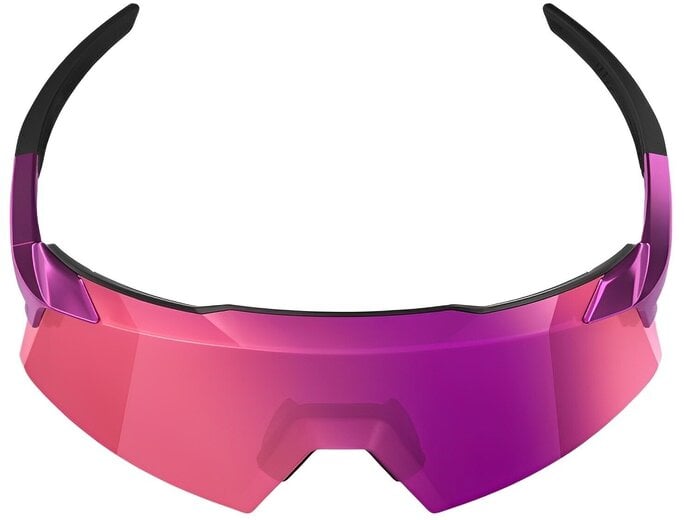 100% Aerocraft ochelari de soare, Gloss Purple Chrome - Purple Multilayer Mirror