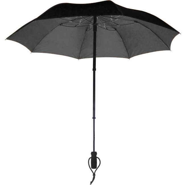 EuroSchirm teleScope handsfree umbrelă de trekking telescopică cu fixare pe rucsac UV, neagră
