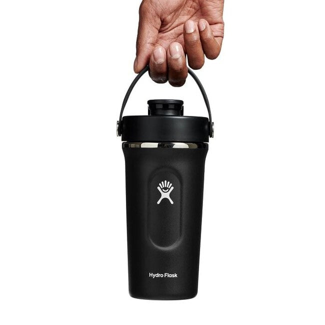 Hydro Flask Shaker Bottle sticlă pentru shake 24 OZ 710ml, neagră