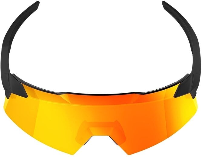 100% Aerocraft ochelari de soare Soft Tact Black, HiPER Red Multilayer Mirror