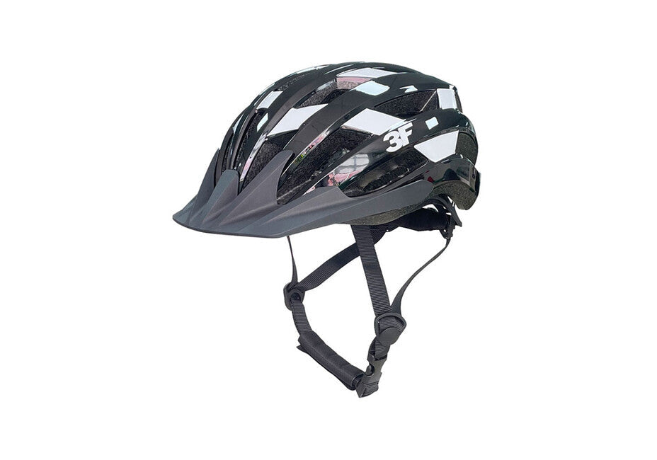 3F Vision Skyline II. 7131 cască de ciclism, neagră
