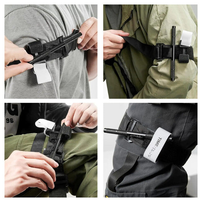 DRAGOWA Tactical Flex Plus turnichet cu strângere, negru
