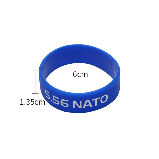 Leguon Volt bandă de cauciuc pentru marcare încărcător 5.56 mm, roșie-negru