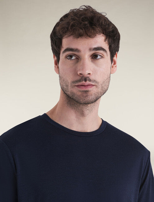 Icebreaker 150 Tech Lite III Merino tricou pentru bărbați cu mânecă scurtă, bleumarin
