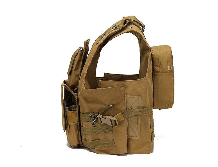 DRAGOWA Heavy Duty vestă militară, neagră