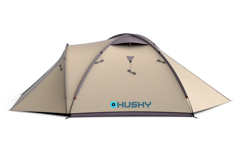 Husky Bizon 3 Plus cort familial de trekking pentru 3 persoane, light brown
