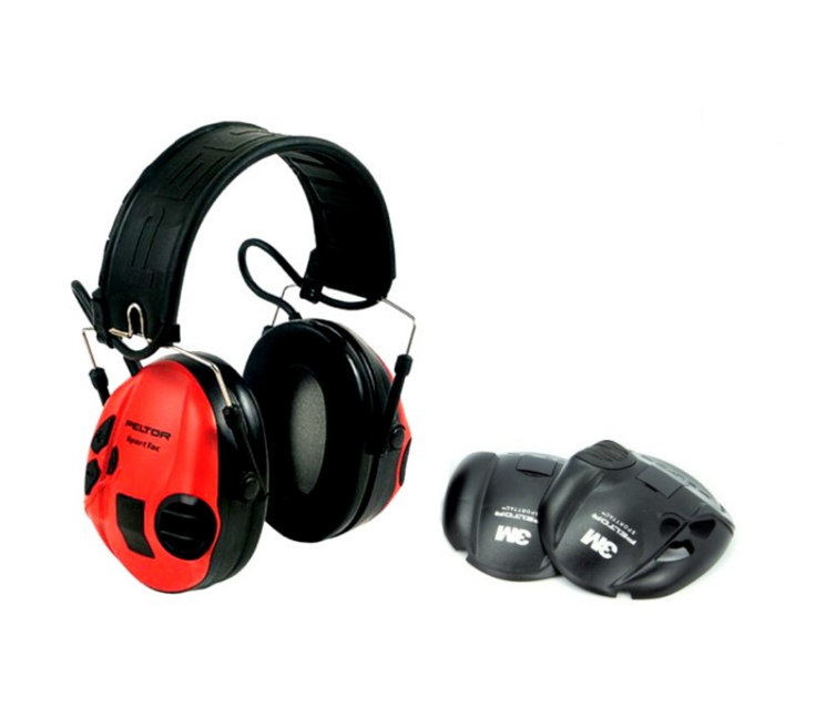 3M SportTac protecții auditive electronice, negre