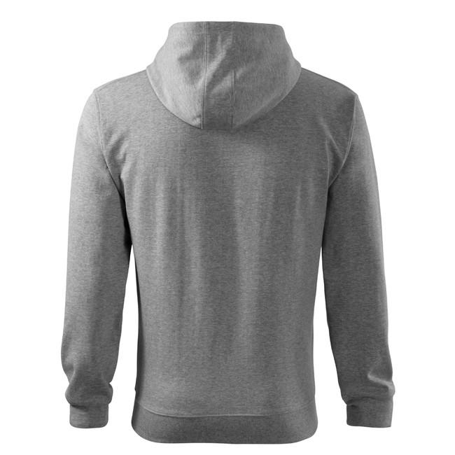 Malfini Trendy Zipper hanorac 300g/m2, gri