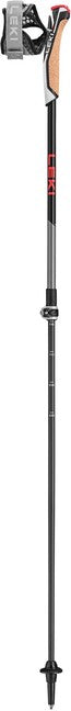 LEKI Instructor Lite Nordic Walking bețe, antracit închis-gri argintiu-roșu aprins, 100 - 125 cm
