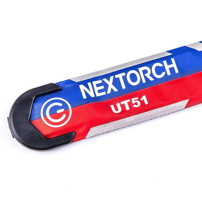 NexTorch® UT51 L bandă de siguranță intermitentă, roșie-albastru
