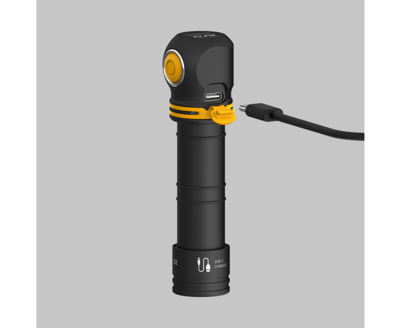 ArmyTek Elf C2 USB-C lanternă frontală cu LED lanternă de mână lumină albă caldă 1023 lm alimentare acumulator