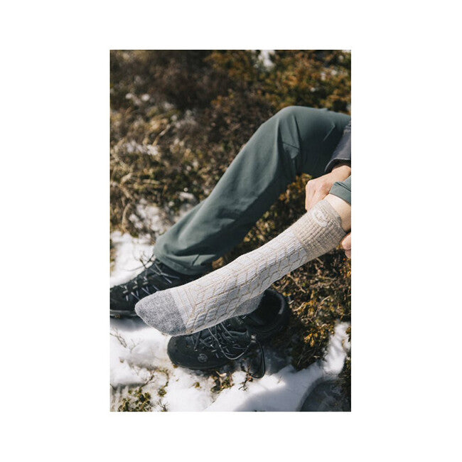 Therm-ic șosete de trekking pentru femei, bej/gri