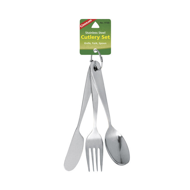 Coghlans CL set compact de tacâmuri din oțel inoxidabil cu inel