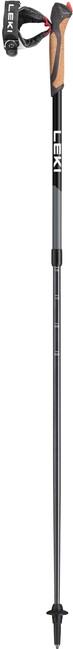 LEKI Spin Nordic Walking bețe, negre-gri argintiu-alb, 100 - 130 cm