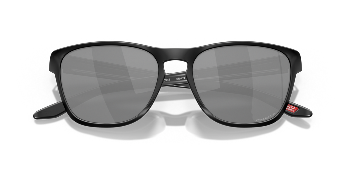 Oakley MANORBURN ochelari de soare cu ramă Matte Black și lentile Prizm Polarized, 56