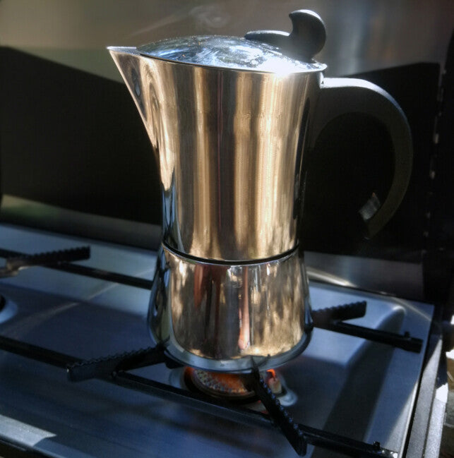 BasicNature Stainless Steel ibric de espresso pentru 6 căni