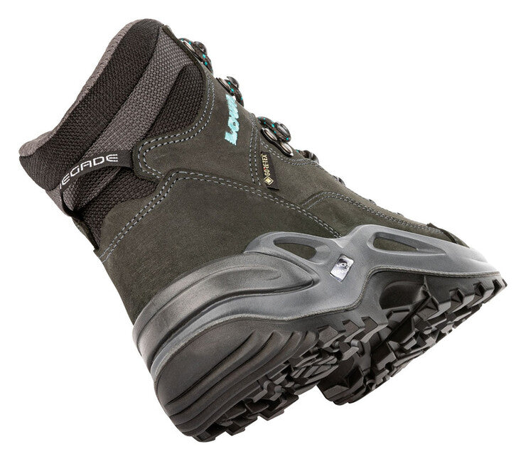 Lowa Renegade GTX Mid Ls bocanci de trekking pentru femei, Asphalt/turquoise