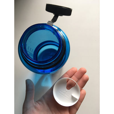 Nalgene Sipper insert pentru sticlă pentru 53 mm, roșie