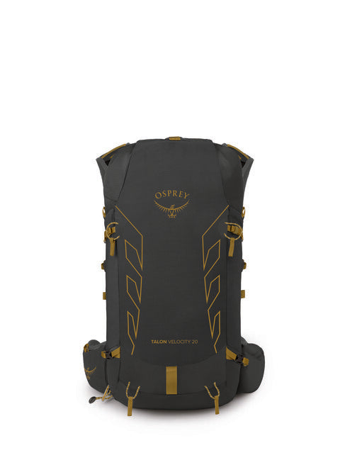 OSPREY TALON VELOCITY 20 rucsac de trekking, dark charcoal/tumbleweed yellow