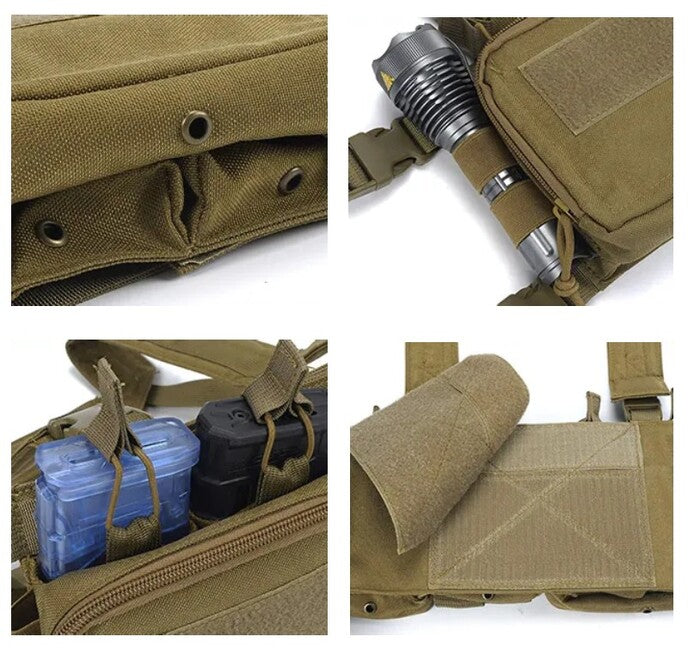 DRAGOWA Tactical Recon centură tactică pe piept Chest rig, CP