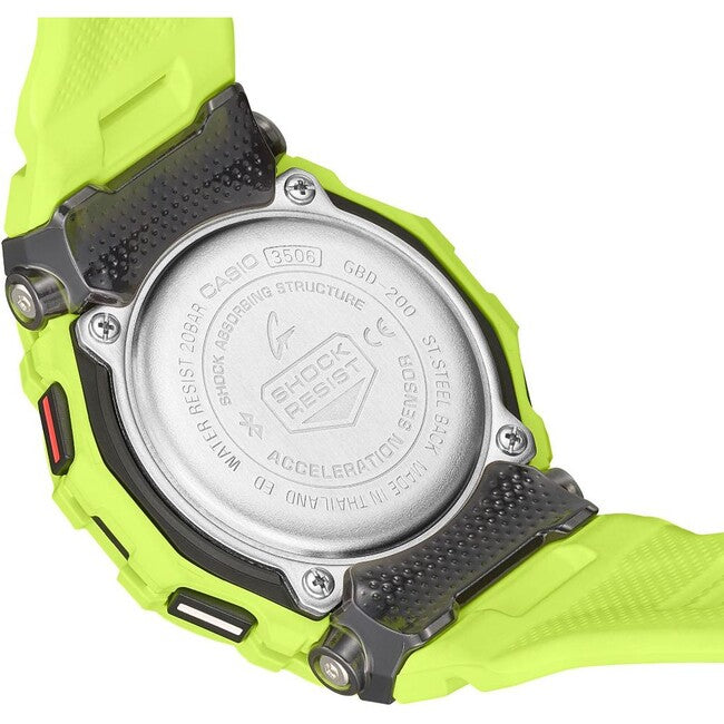 Casio G-Shock GBD-200-9ER ceas, negru/galben