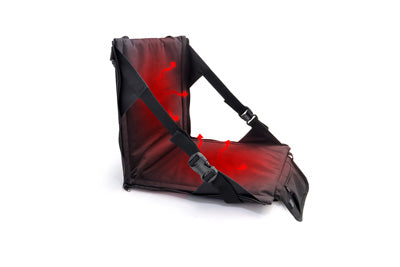 Origin Outdoors pernă de ședere încălzită compactă, neagră