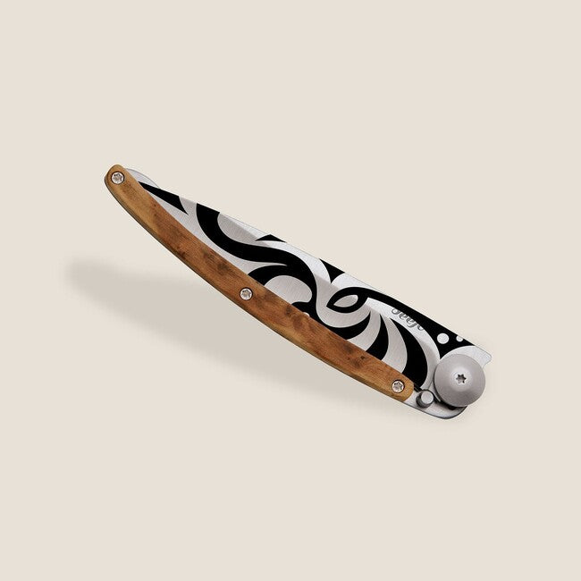 Deejo Tattoo Tribal briceag juniper wood