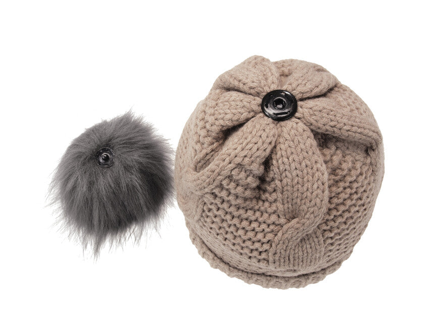 Origin Outdoors Bobble căciulă Merino, bej