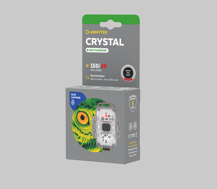 ArmyTek Crystal Blue lanternă portabilă LED F07001B, albastră, transparent