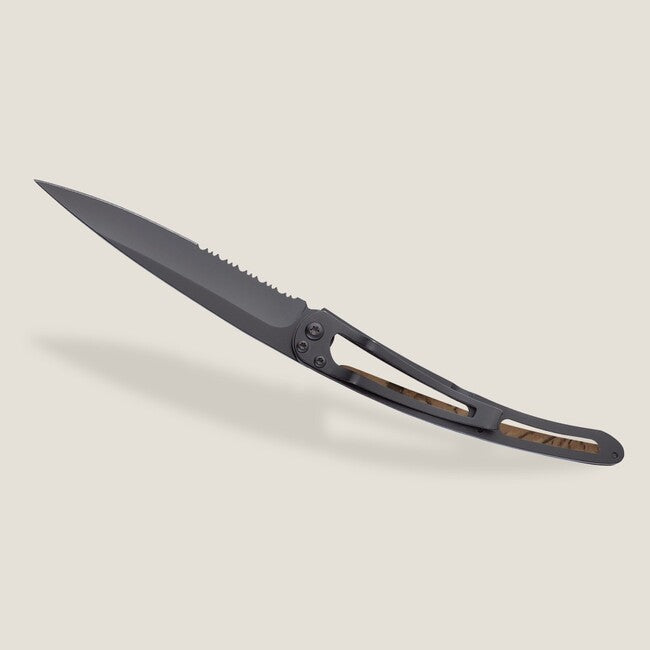 Deejo Tattoo Serration briceag Fly Fishing, brown camo
