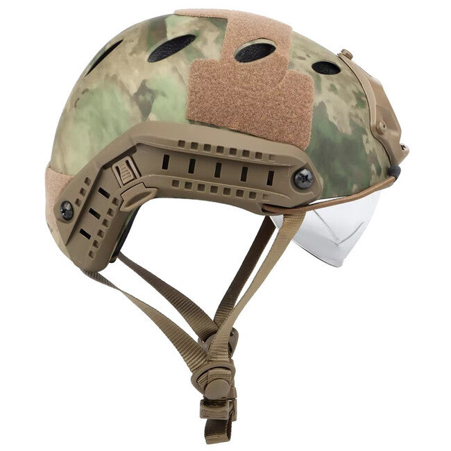 DRAGOWA Tactical Fast PJ cască tactică cu ochelari Bolt, ACU (fără certificare)