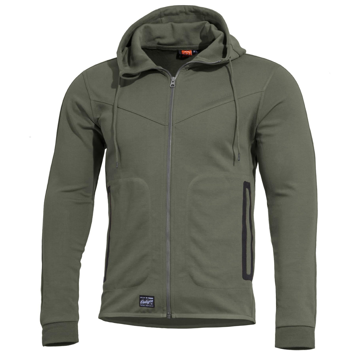 Pentagon Pentathlon 20 hanorac cu glugă pentru bărbați, Camo Green