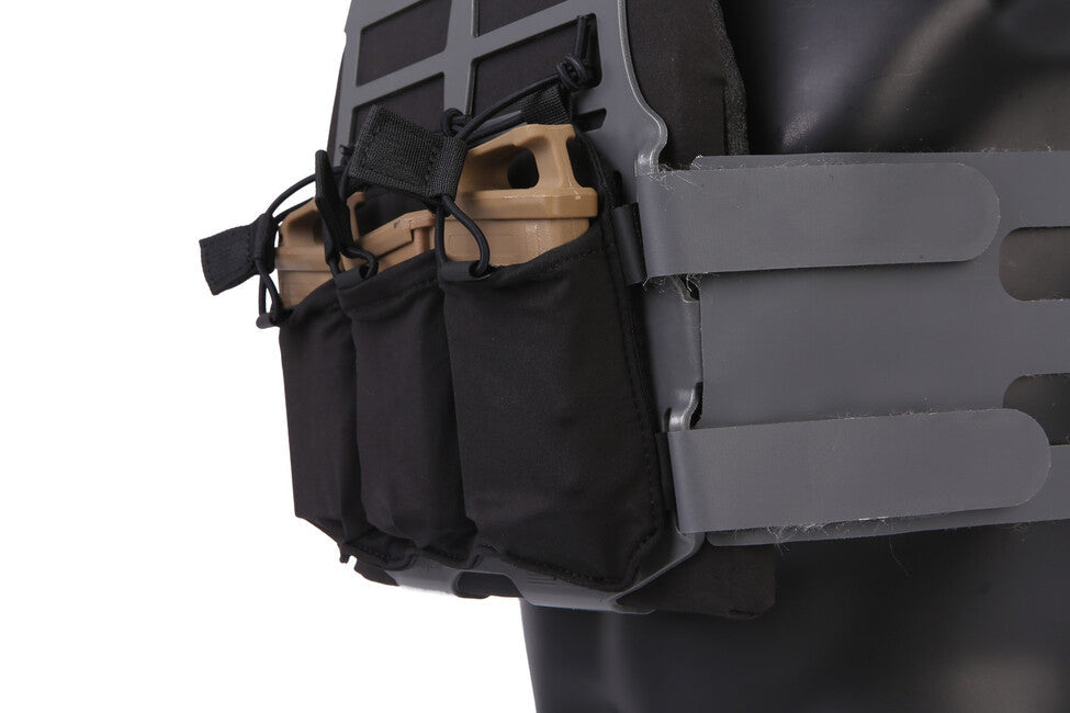 Emersongear SS TAC husă triplă pentru încărcătoare pentru vesta, gri
