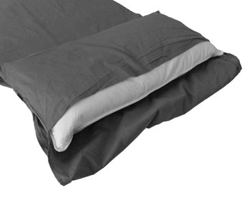 Origin Outdoors Poly-Cotton inserție pentru sac de dormit dreptunghiulară, antracit