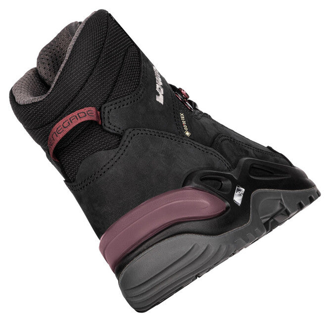 Lowa Renegade GTX Mid Ls bocanci de trekking pentru femei, Black/prune