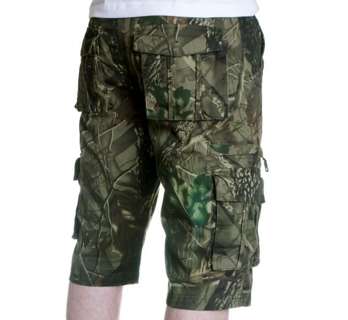 Loshan Leafy pantaloni scurți model Real tree, închis