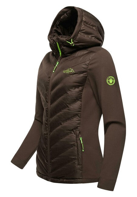 Navahoo NIMM MICH MIT geacă outdoor pentru femei, Dark choco