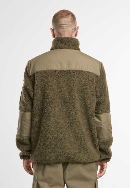 Brandit Ramble geacă fleece pentru bărbați Teddyfleece, oliv